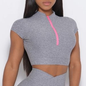 Bombshell Neon Zip Top M